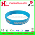 Silicone Bracelets, Customized Designs and Logos are Welcome, with Embossed Logos